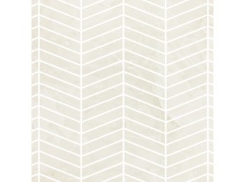 Rvl/6X24 Chevron 40X103 W/ Regular Bend Silver White Marble