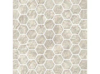 Rvl/6 Inch Hexagonal 40X103 W/ 4 Special Bends Pompeii Marble
