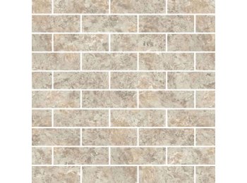 Rvl/4x12 Subway 60X103 W/ 3 Special Bends Bianco Travertine