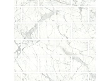 LE/12x24 Roman Block Side Wall W/ 2 Special Bends Santorini White
