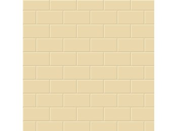 60X98 Sim-Tile Subway Almond
