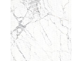 Rvl/6X24 Chevron 40X103 W/ 3 Special Bends Calcutta Marble