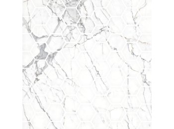 Rvl/6 Inch Hexagonal 40X103 W/ 1 Special Bend Calcutta Marble