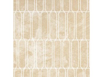 LE/Oblong Shower System White Travertine