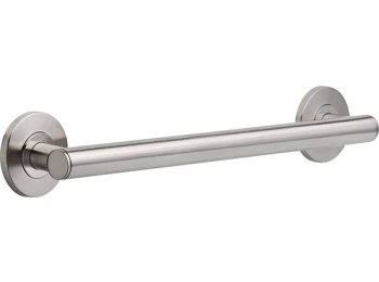 18 Inch Contemporary Grab Bar, Stainless