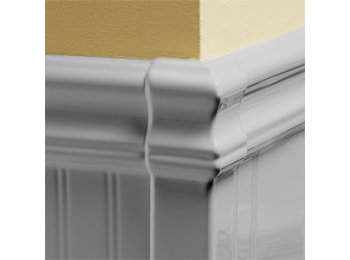 Wainscoting Outside Corner Gray