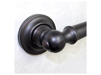 Liquid Accent Kensington Grab Bar 24 Inch, Oil Rubbed Bronze