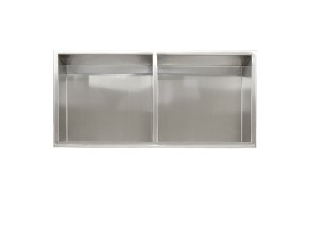 Liquid Accents 12 x 24 Inch Niche, Stainless Steel
