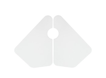 Safety Soft Seating & Flooring Neo Angle 38 inch Shower Mat - Off White