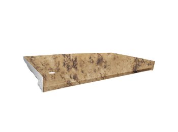 Low-Barrier 60 X 30 Shower Base, Left-Hand, Madeira Granite