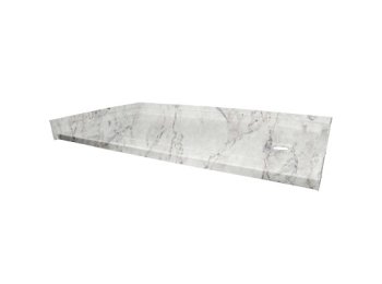 Low-Barrier 60 X 32 Shower Base, Right-Hand, Lightning