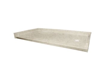 Low-Barrier 60 X 32 Shower Base, Right-Hand, Roman Stone