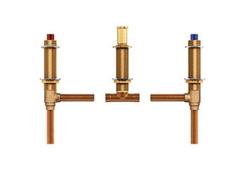 Moen 4792 Two Handle Roman Tub Valve Adjust. 1/2 Cc Connection, Valve Only - No Trim Kit