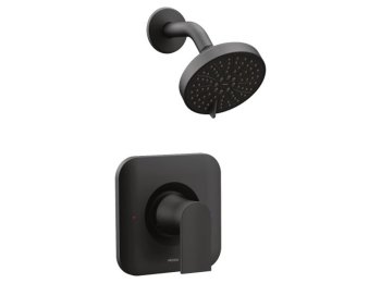 Moen 2472 Genta Posi-Temp Shower Trim and Valve, Matte Black