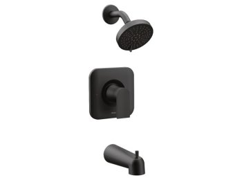 Moen 2473 Genta Posi-Temp Tub & Shower Trim, Matte Black