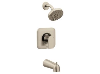 Moen 2473 Genta Posi-Temp Tub & Shower Trim, Brushed Nickel