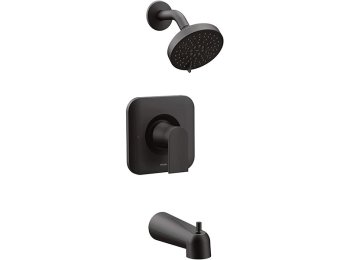 Moen 2473 Genta Tub & Shower Trim, Matte Black