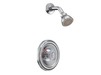 Moen 3175 Legend 1-Handle Moentrol Shower Trim & Valve W/ 1-Function Showerhead, Chrome