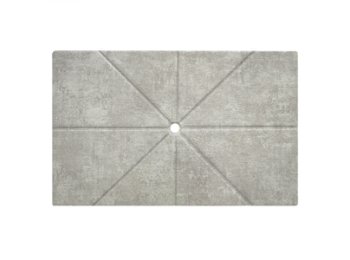 Flat Shower Floor With Drain Channels 60X94, Metapeak