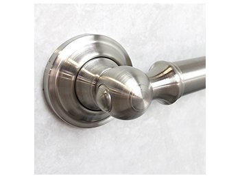 Liquid Accent Kensington Grab Bar 12 Inch, Brushed Nickel