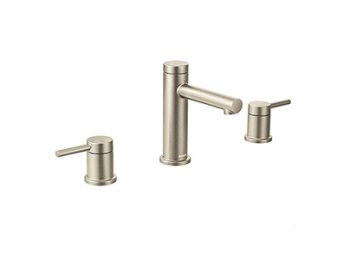 Moen Align 6193 Two-Handle High Arc Faucet Trim Only-Brushed Nickel 6 In Tall