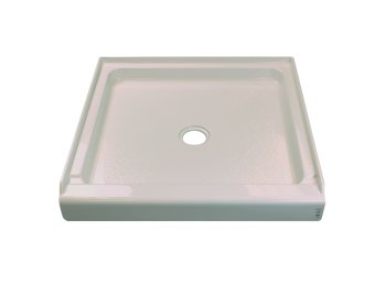 32x32x3.5 Center Drain, Gray