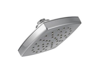 Moen One-Function 6 Diameter Spray Head Eco-Performance Rainshower Showerhead, Chrome