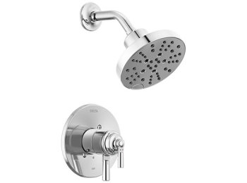 Saylor Two Handle Multi Function Shower Faucet in Chrome (Trim Only)