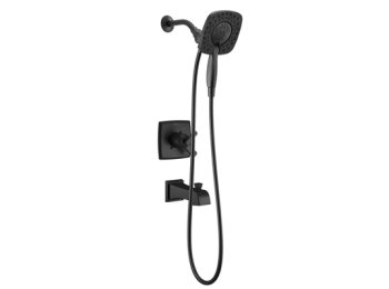 Ashlyn One Handle Dual Function Bathtub & Shower Faucet in Matte Black (Trim Only)