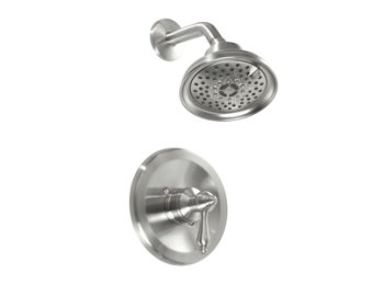 Liquid Accents Kensington Shower Trim and Valve, 4 Function Shower Head, Chrome