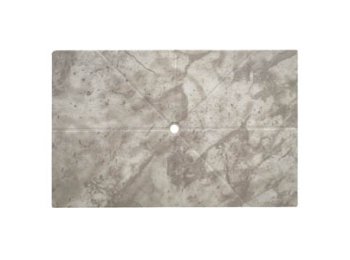 Flat Shower Floor With Drain Channels 60x94, Arctic Ice
