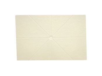 Flat Shower Floor With Drain Channels 60x94, Biscuit