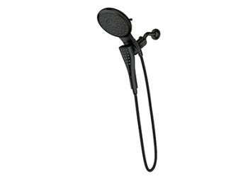 Verso 8 Function 7 Inch Spray Head With Hand Shower, Matte Black
