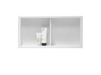 Liquid Accents 12 x 24 Inch Niche, White