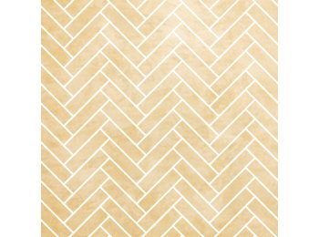 Imp/Herringbone 40X103 W/ 4 Special Bends White Travertine