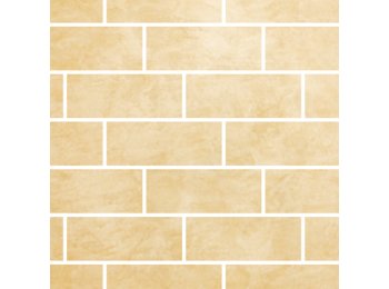LE/6x15 Bayview Side Wall W/ 1 Special Bend White Travertine