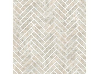 Imp/Herringbone 40X103 W/ 1 Special Bend San Michele Travertine