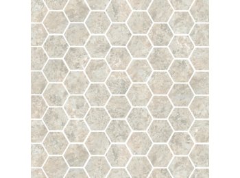 Imp/Hexagonal Wainscot San Michele Travertine