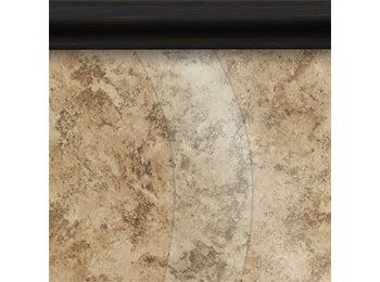 Shower Panel Replacement S Curve 30 X 68 1/4 inch Clear Glass, Oil Rubbed Bronze