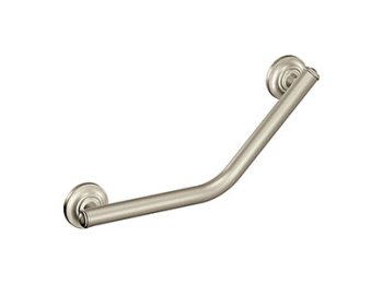Moen Angled 16 In Grab Bar, Brushed Nickel