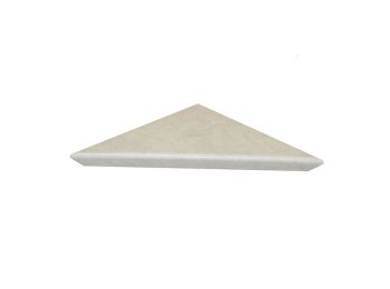Single Tier Corner Shelf Roman Stone