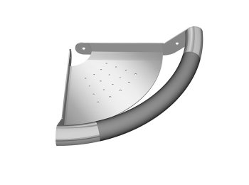 ErgoCorner Grab Bar/Shelf, Chrome
