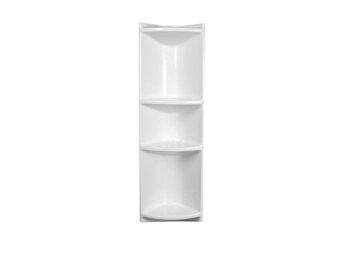 4-Shelf Corner Caddy White