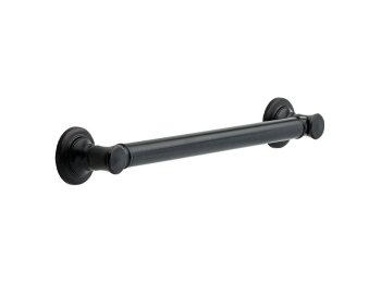 18 Inch Traditional Decorative ADA Grab Bar, Oil Rubbed Bronze