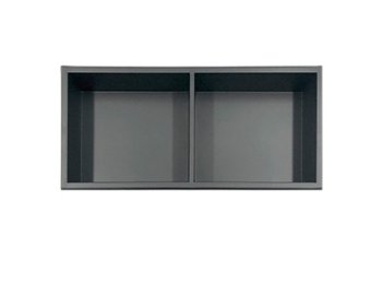 Liquid Accents 12 x 24 Inch Niche, Matte Black