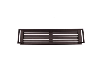 Liquid Accents 18 In Rectangle Slotted Shelf, Oil Rubbed Bronze