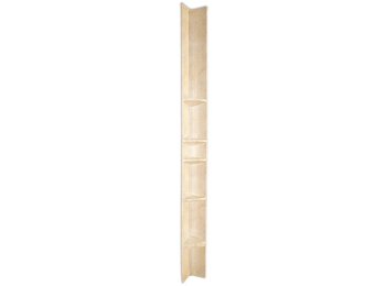 Tower Caddy, 4 Shelf w/Shaving Stand Travertine