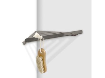 Liquid Accents Single Tier Brushed Nickel