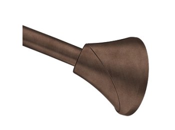 Moen Iso 57-60 inch Adjustable Tension Curved Shower Rod, Oil Rubbed Bronze