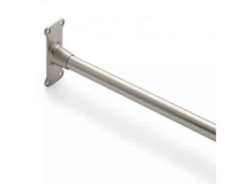 L-Style Shower Rod 72 X 36 Brushed Nickel